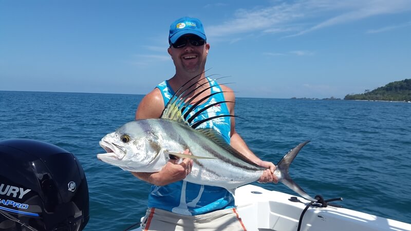 Sport fishing in Sierpe, Costa Rica