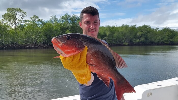 Sport fishing in Sierpe, Costa Rica