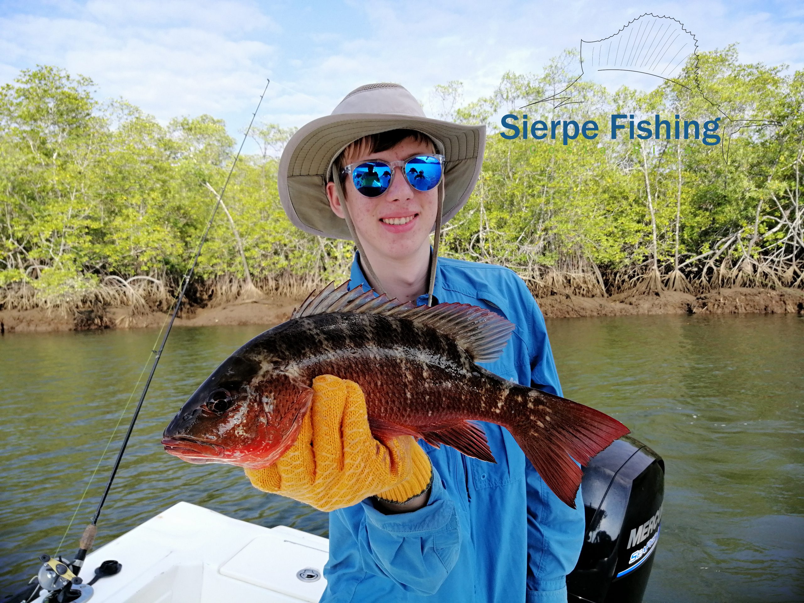Sport fishing in Sierpe, Costa Rica