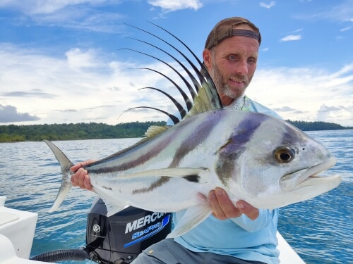 Sport fishing in Sierpe, Costa Rica