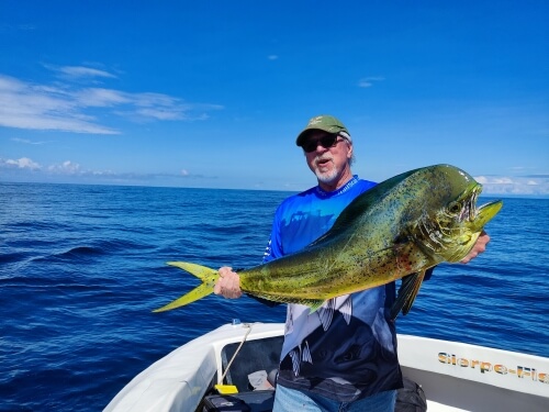 Sport fishing in Sierpe, Costa Rica