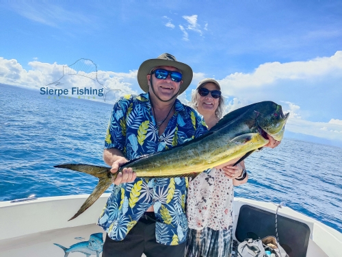 Sport fishing in Sierpe, Costa Rica