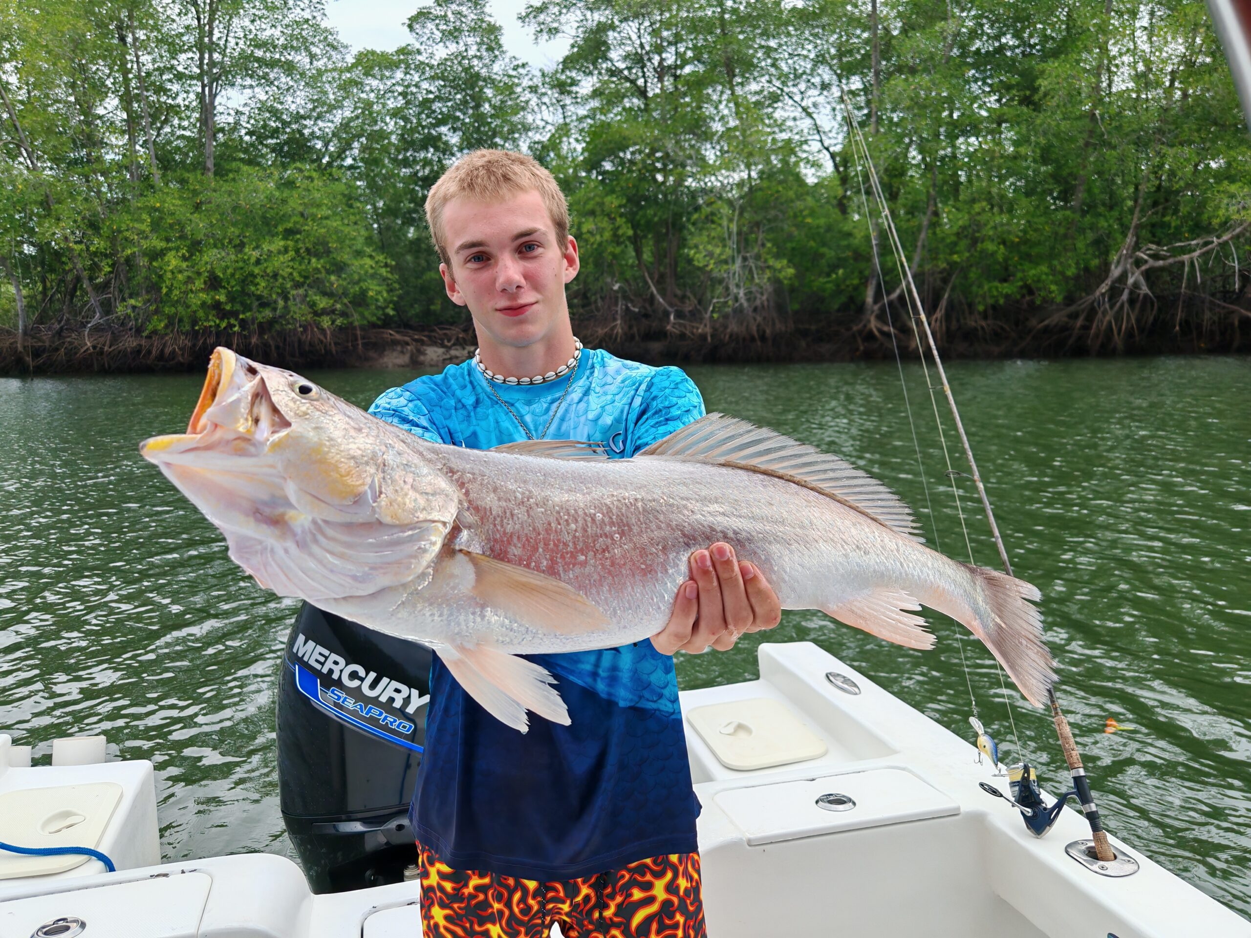 Sport fishing in Sierpe, Costa Rica